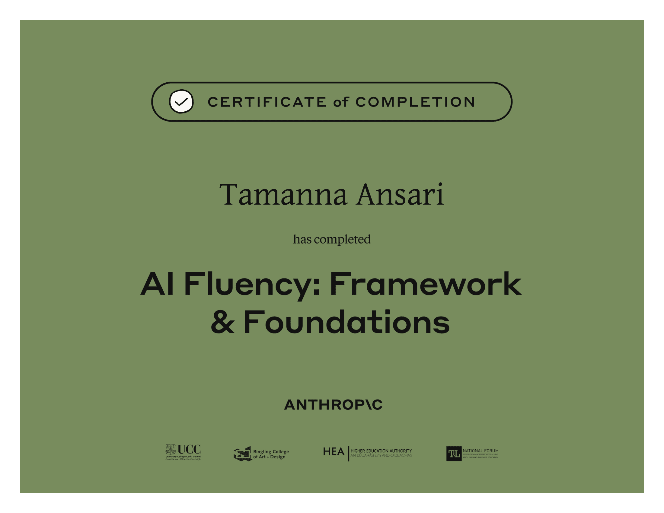 AI Fluency:Framework & Foundations
