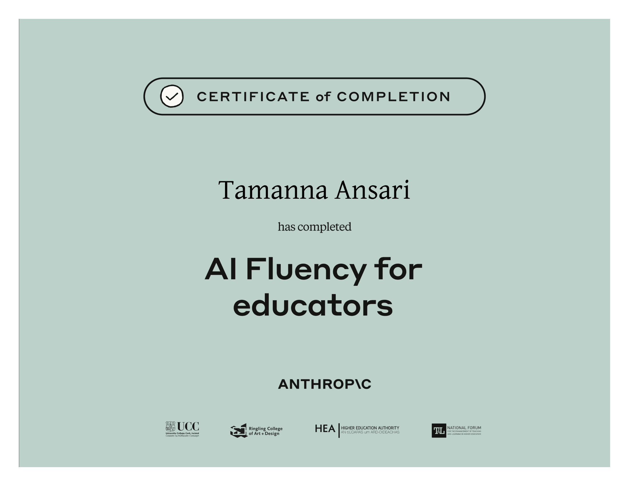 AI Fluency for Educators
