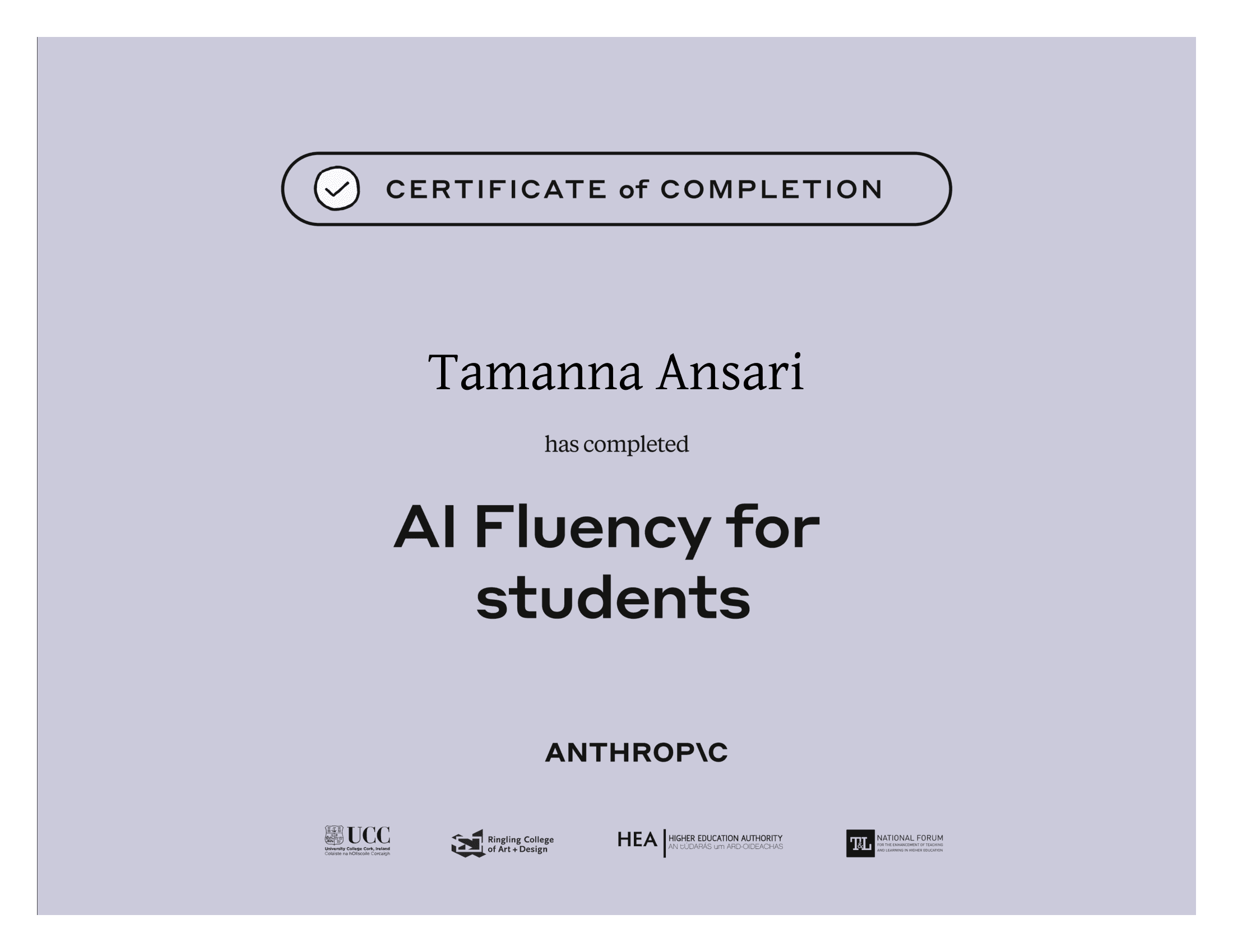 AI Fluency for students
