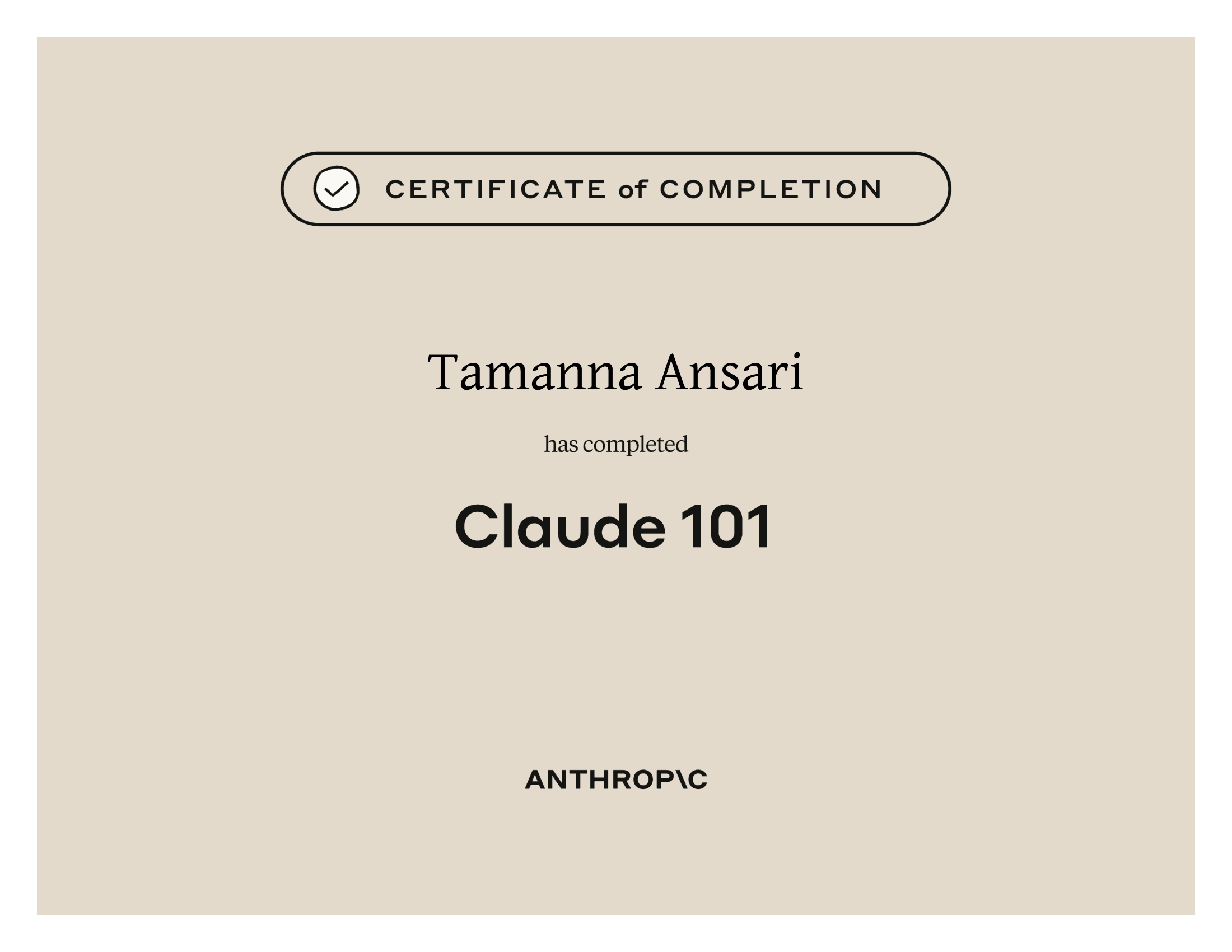 Claude 101